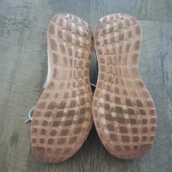 Adidas Light Blue and Pink/Peach Pureboost x Sneakers. - Picture 6 of 8